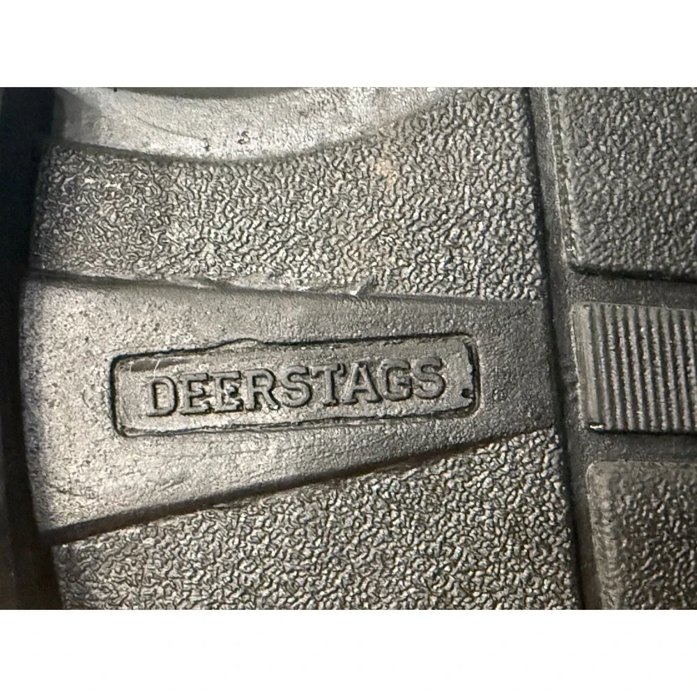 Deer Stags 902‎ Mens Black Leather Dress Shoes  Size 11M Williamsburg